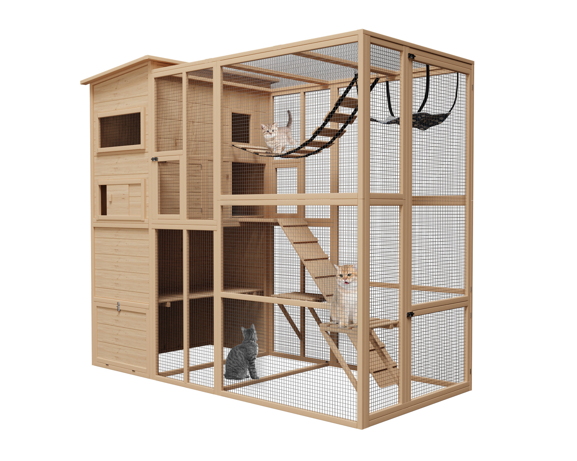 Pawhut Catio Outdoor Cat Enclosure Catio Window Box Vevor Cat