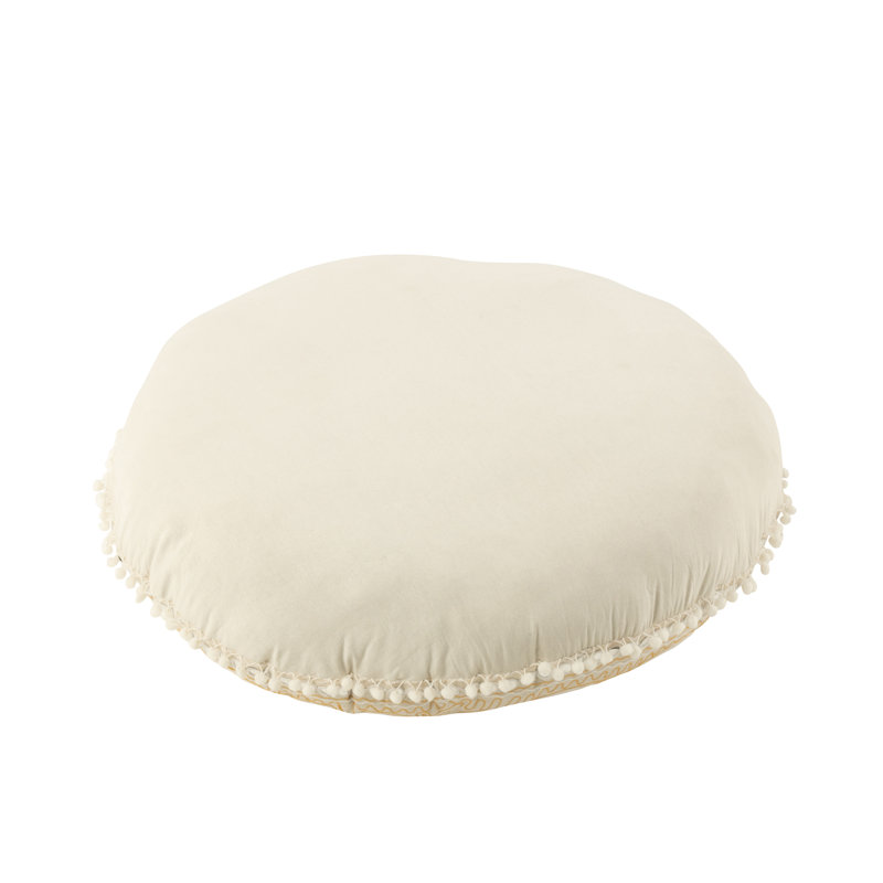Spring / Summer 2024 80cm Wide Round Floral Pouffe Ottoman