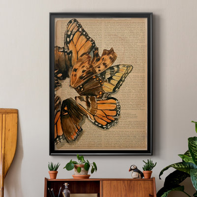 «Winged Wreath I», reproduction encadrée de qualité supérieure - prête à être accrochée