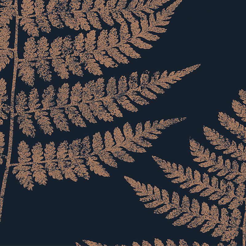 ROYAL FERN DUSK Wallpaper, Blue
