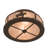 Zermeno Glass Semi Flush Mount