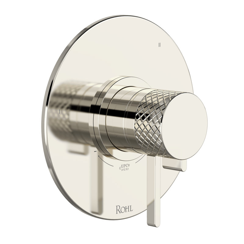 Tenerife 1/2" Therm & Pressure Balance Trim with 5 Functions, Polished Nickel