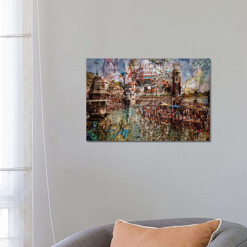 Holy India by Ralf Kayser - Wrapped Canvas Print, 66.04 cm H x 45.72 cm W x 3.175 cm D