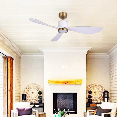 Ventilateur de plafond Miajah avec ensemble d'éclairage avec télécommande et ensemble d'éclairage inclus