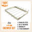 Porte-gril en acier inoxydable avec brochettes