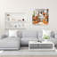 Art mural abstrait d'automne-129001541