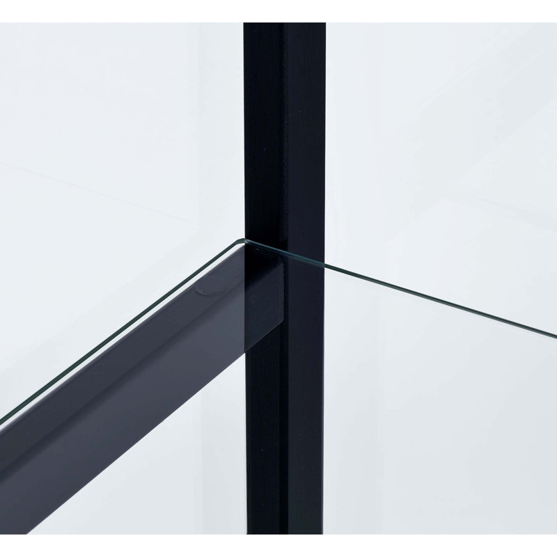 Vitrine élégante en verre à 3 tablettes