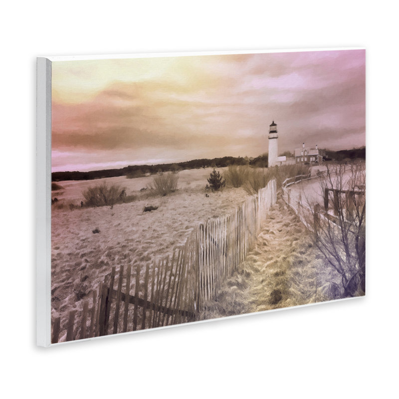 Chemin vers le phare, art mural sur plaque par Graffi *ee Studios, H 10 po x l 15 po