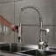 Robinet de cuisine avec douchette extractible en acier inoxydable