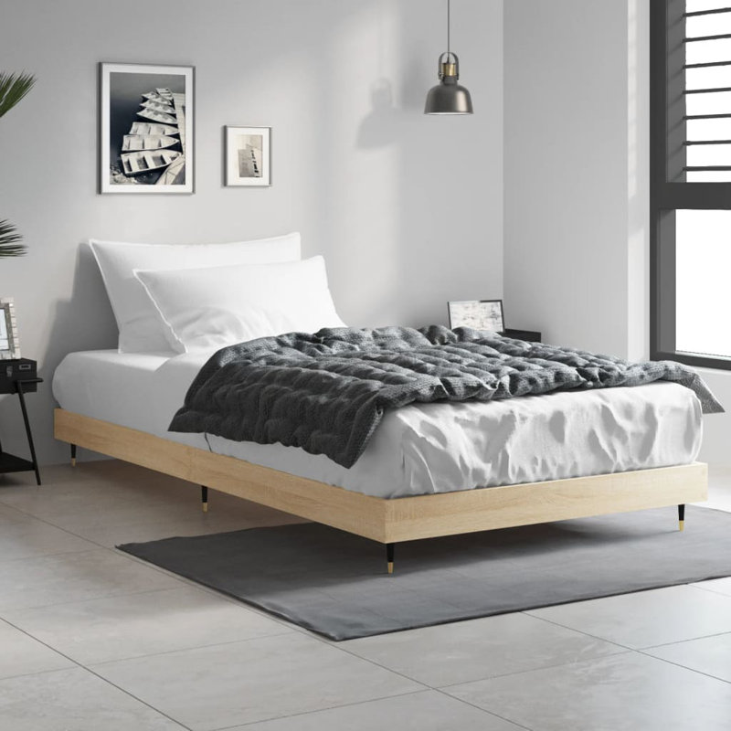 Michigamme Bed, 90 x 200cm, Sonoma Oak
