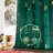Christmas Snowflake Rod Pocket Velvet Curtains for Living Room-800206853-800206855