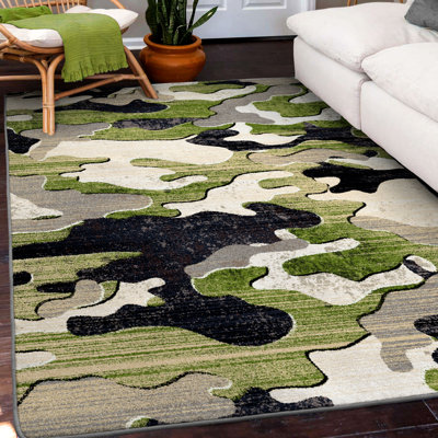 Camouflage Indoor Rug