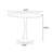 Walnut+Black Round Solid Wood Dining table-118760528