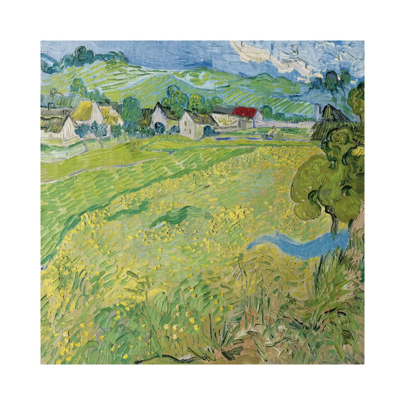 Le Vessenots A Auvers by Vincent Van Gogh - Wrapped Canvas Print, 30.48 cm H x 30.48 cm W