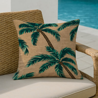 Indoor and Outdoor Throw Pillow