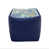 Similicuir laurier bleu marine