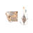 Modern 9 Light Geometric Smoke Glass Pendant-2026967582