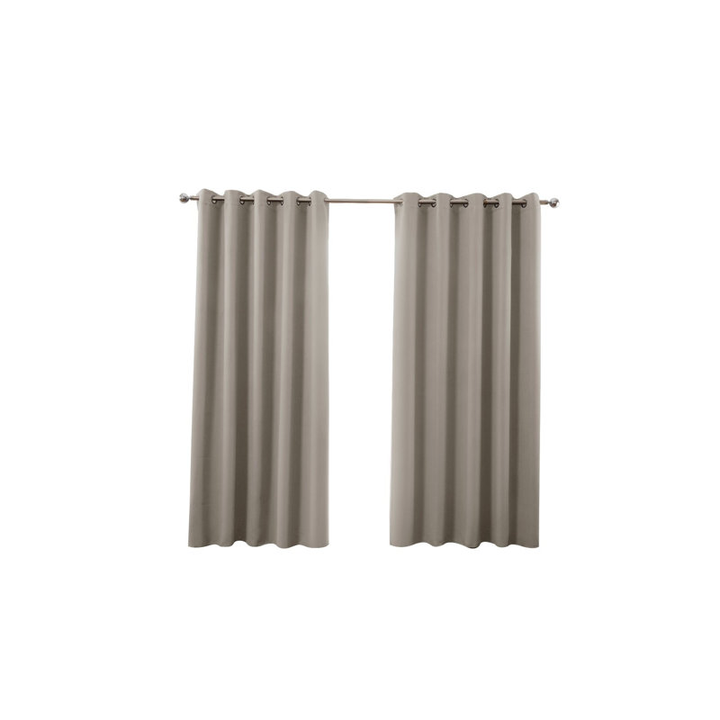 Averii Blackout Sliding Panel Pair, 168 W x 229 D cm, Natural