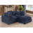 Caylob 3 - Piece 79.6" Upholstered Sofa Loveseat Couch With Ottoman-446616991