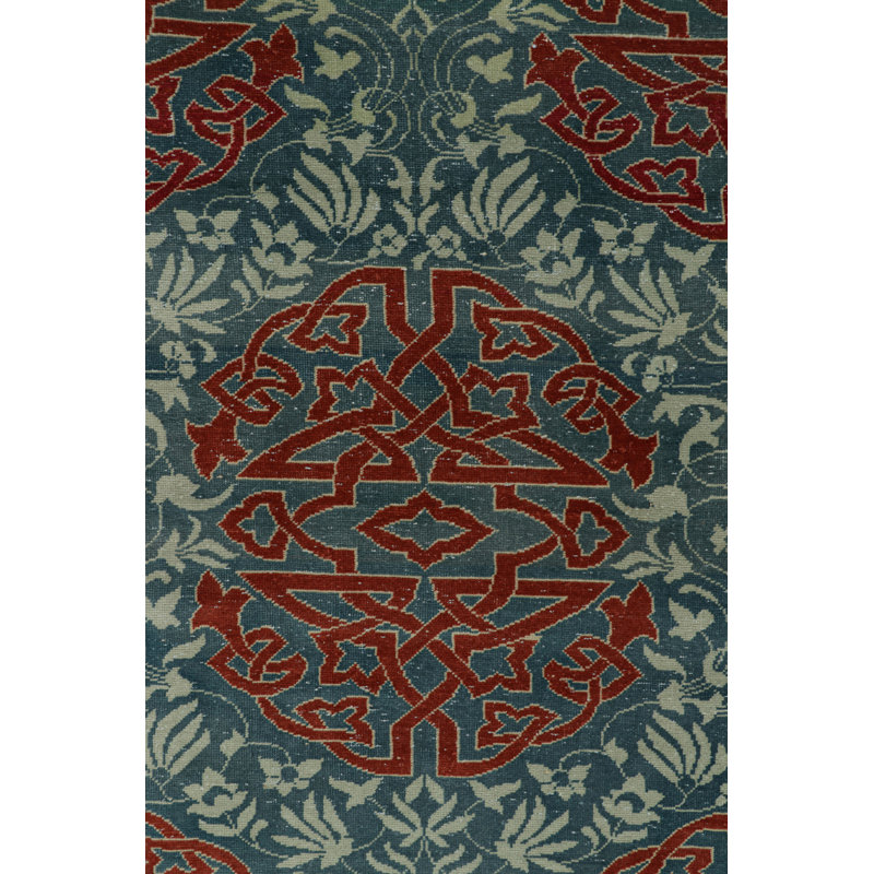 One-of-a-Kind 3'3”x7'3” Hand Knotted Area Rug