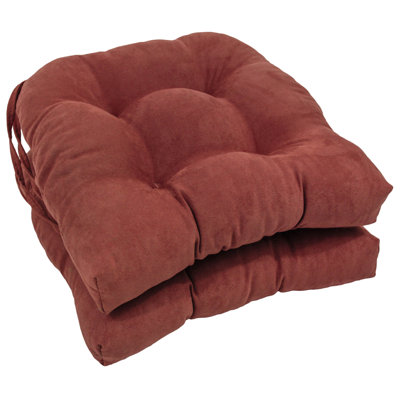 Coussin de chaise de salle à manger en microsuède pour l'intérieur