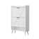 20 Pair Shoe Storage Cabinet With 2 Drawers and Adjustable Shelves