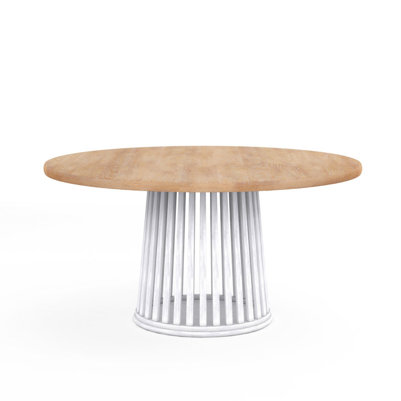 Lorenc Round Solid Wood Dining Table