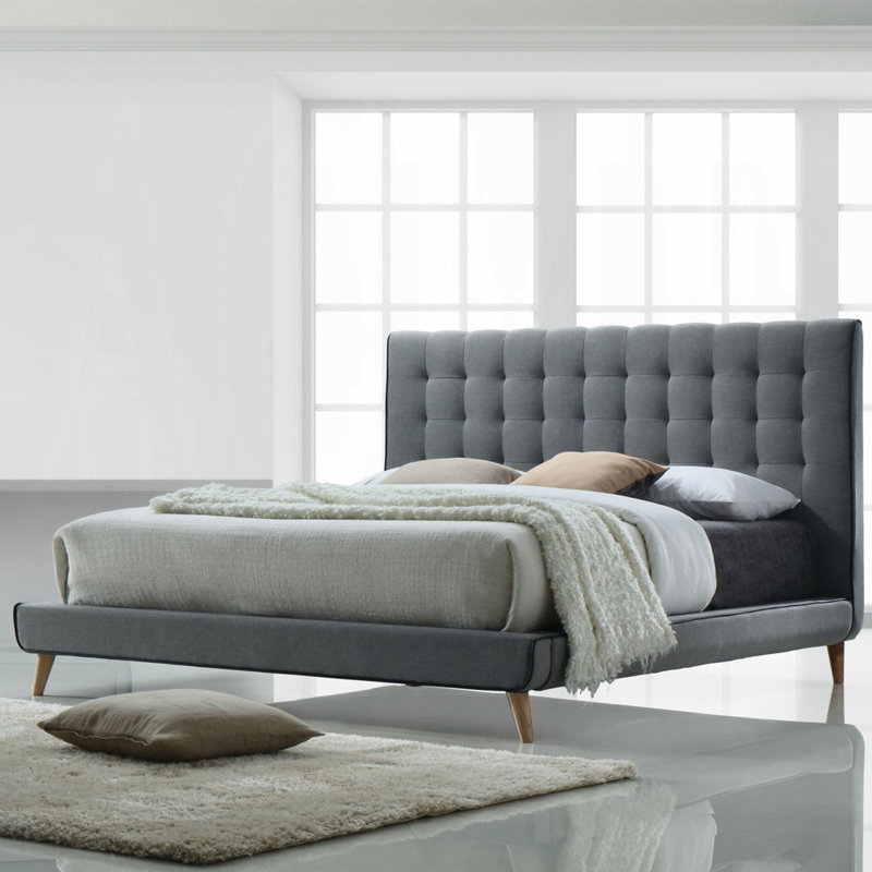Valda Upholstered Platform Bed, Queen
