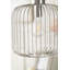 Dania 1 - Light Brushed Silver Caged Pendant
