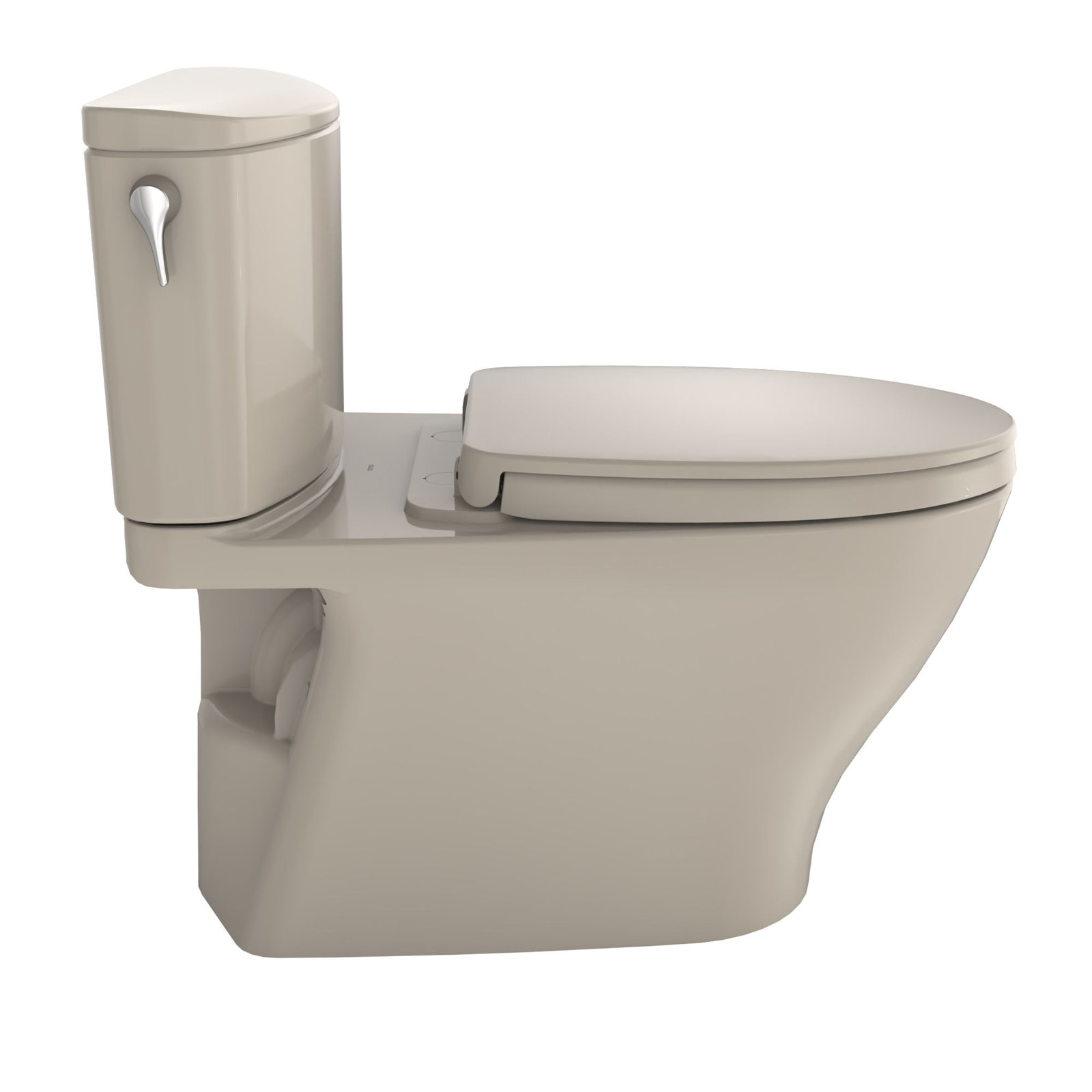 Aquia® IV Dual-Flush 2-Piece Toilet, Bone, Left
