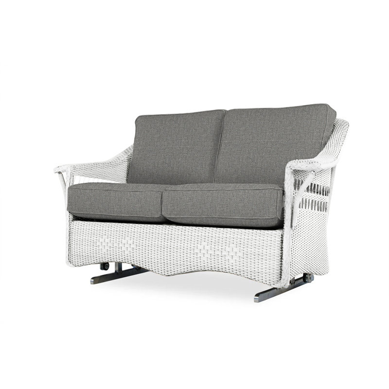 Nantucket Outdoor 2 - Seat Loveseat, Canvas Natural, White