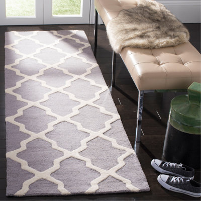 Cannen Hand Tufted Wool Geometric Rug