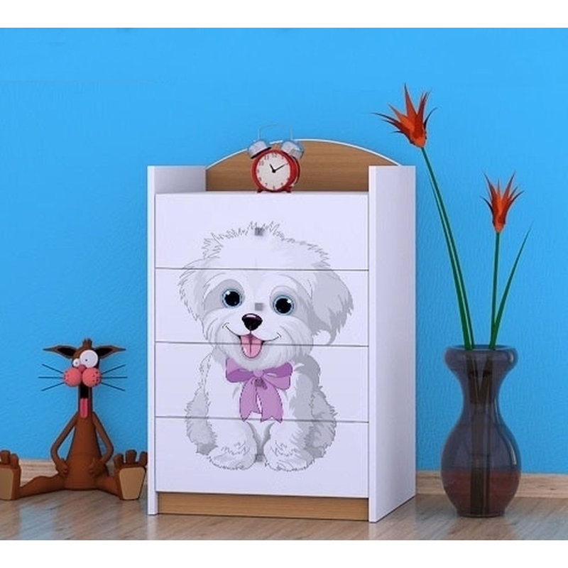 Nolen Kids 4 - Drawer Chest, Beech