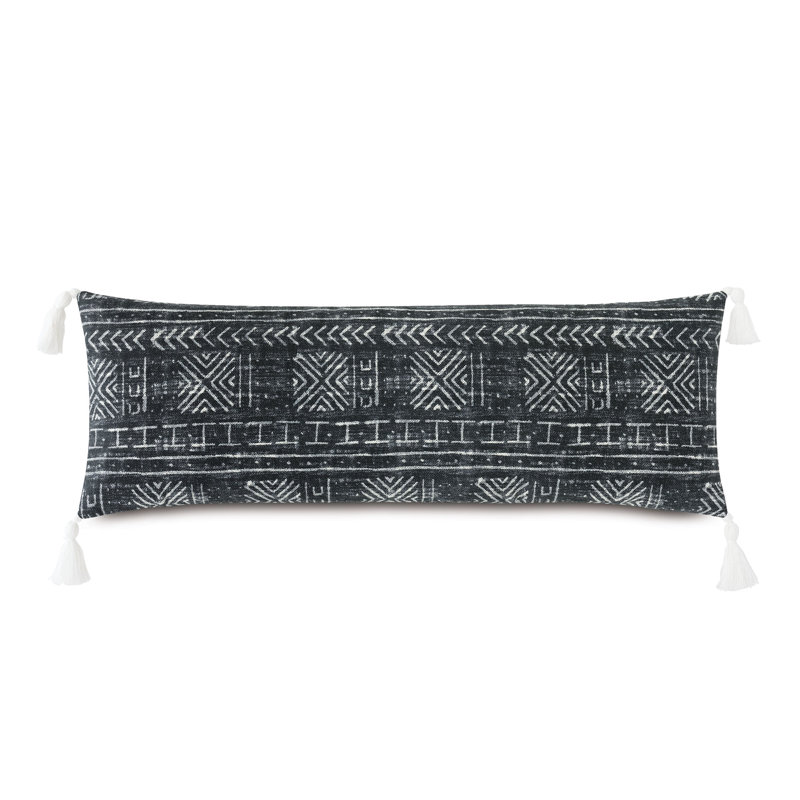 Housse et insert de coussin décoratif Seydou par Studio 773 Tassel, Noir