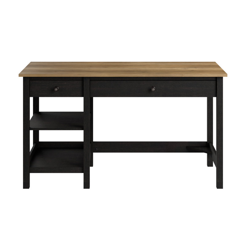 Bureau de rangement Ozro, Brun / noir