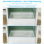 Portes de douche, porte coulissante en verre sans cadre l 59 po x H 60 po, verre trempé transparent de 5/16 po (8 mm) avec quincaillerie en acier inoxydable, ajustement ajustable pour la salle de bain