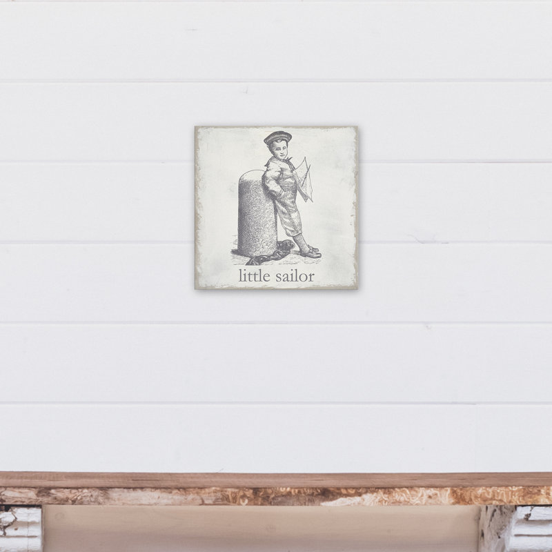 Art sur toile little marin garçon Tallulah