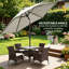 270cm Tilt Beach Parasol