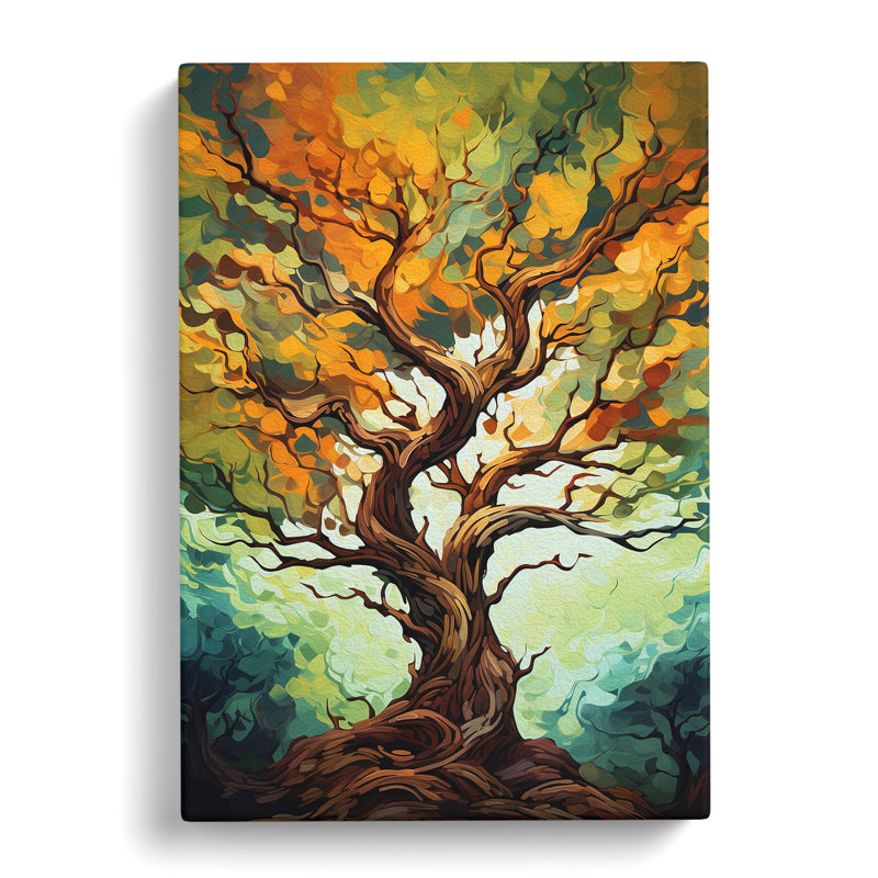 Tree Gestural - Print, 76cm H x 50cm W x 3cm D
