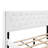 Upholstered Bed Frame with Wingback Tufted Headboard-23695147-23695150
