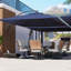 Kappel 10 x 13 Ft Rectangular Tilt Adjustable Curved Cantilever Umbrella with Wheeled Base-92178349
