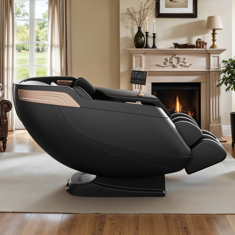 Nikolitsa 2026 Full Body 4D Massage Chair With SL-Track Roller And 28 Air Bags, 3 Zero Gravity Modes, Heat Therapy, Retractable Footrest With Foot Roller, Yoga Stretch, Shiatsu/Knead/Thai Massage, Bluetooth and AI Voice Control