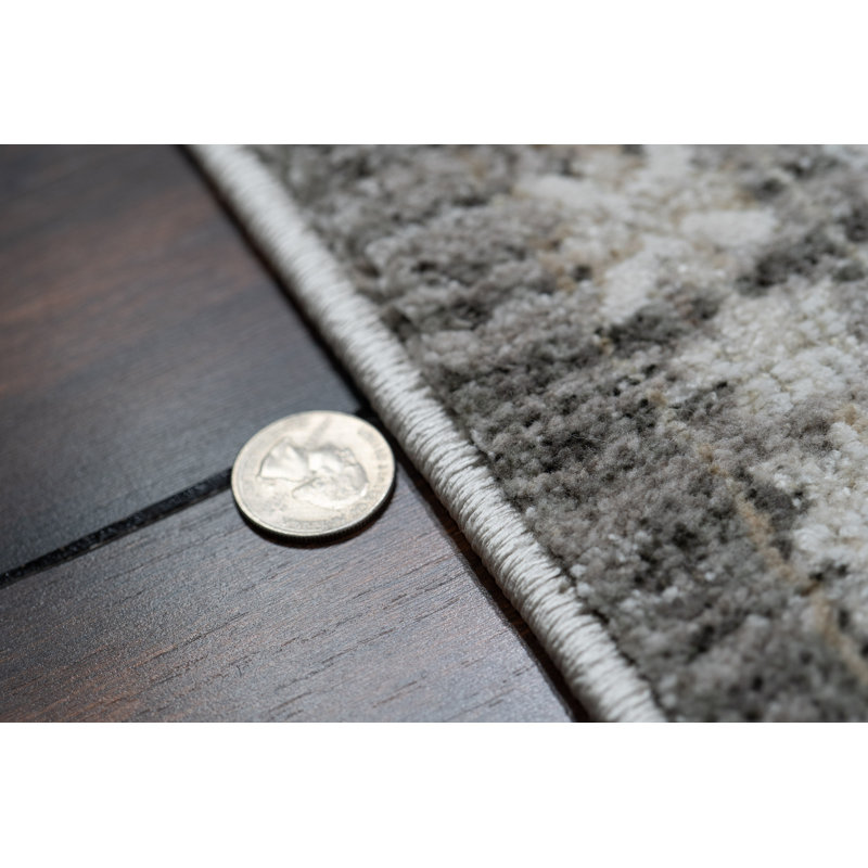 Safran 7,10 x 10 16613-981 Gris / beige / ivoire, Rectangle 7'10" x 10'