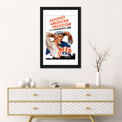 " Uncle Sam - Defend American Freedom It " by John Parrot