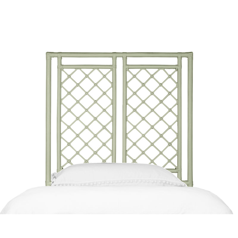 X And Diamond Headboard, Celery Green, Twin