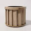 Pot rond rond Strata - brun cendré-129459789