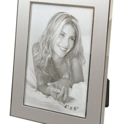 Leming Silver Metal Matte Picture Frame