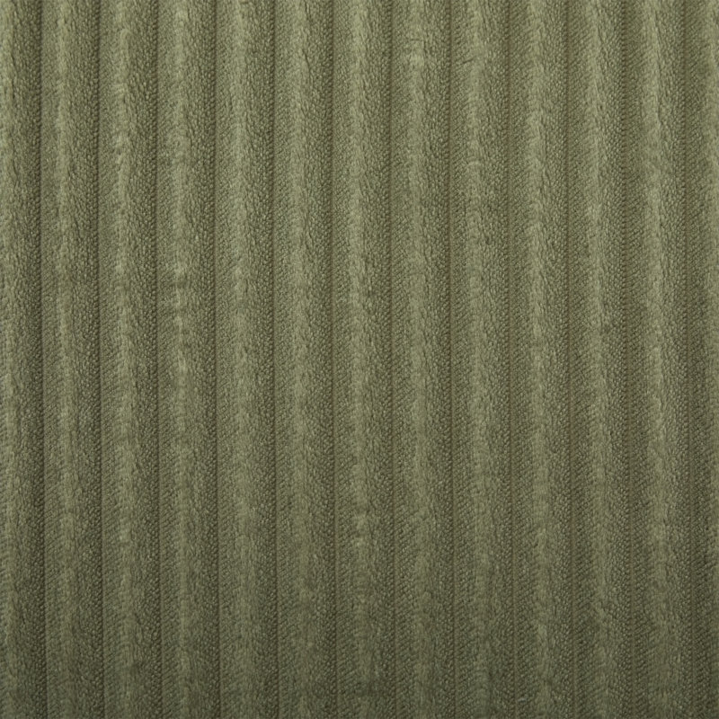 Canapé modulaire moderne 63,7 po, Velours côtelé vert