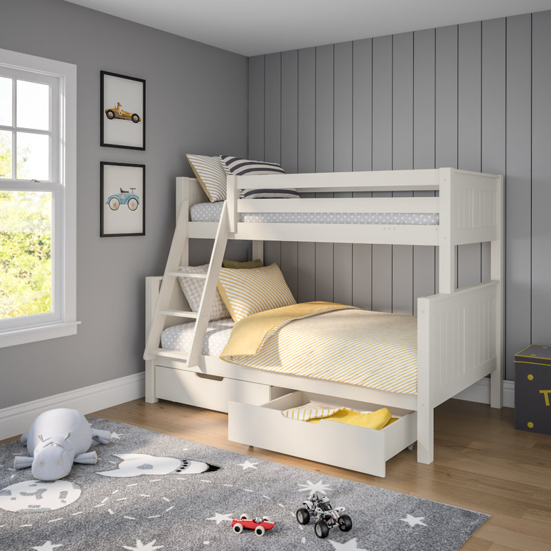 Classic Originals Trio Bunk Bed with a Pair of Drawers