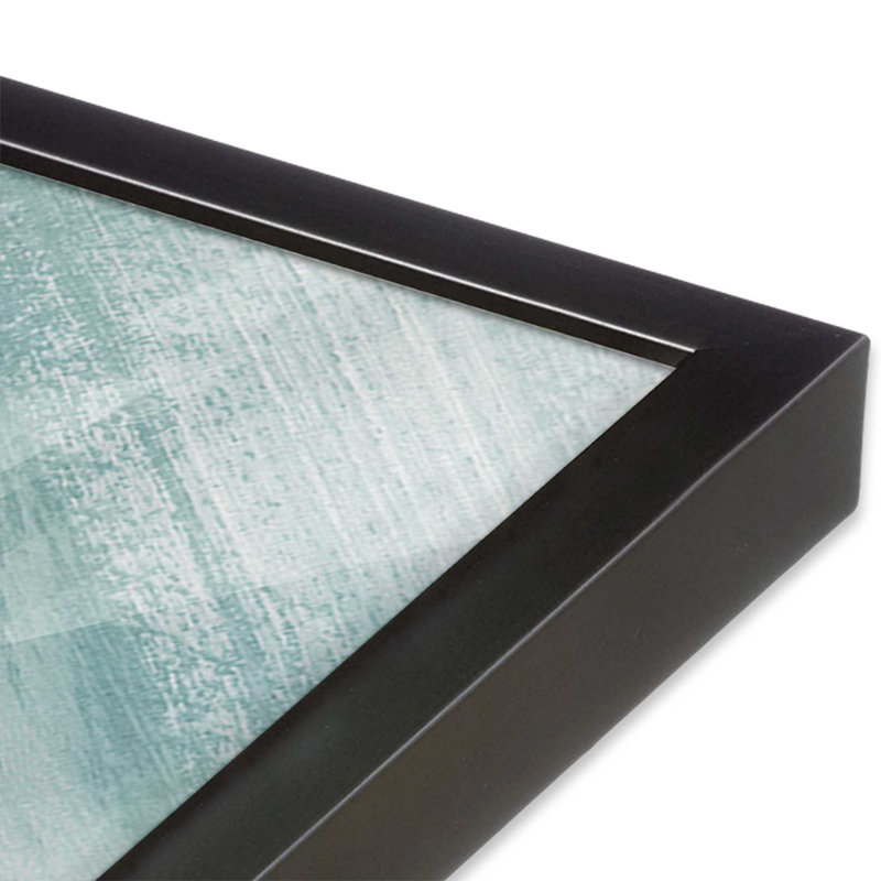 Emerald Mist II, reproduction encadrée, Cadre de coin ouvert en zinc patiné, H 15,25 po x l 12,25 po
